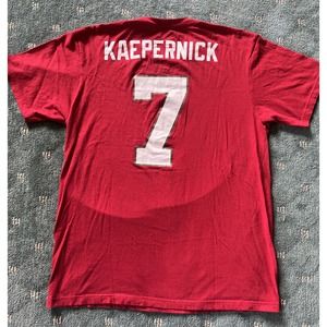 Nike NFL San Francisco 49ers Colin Kaepernick #7 Men’s L T-Shirt Red